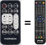 Replacement remote control Thomson MIC200BT