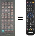 Replacement remote control MEDR05UX