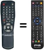 Télécommande équivalente 0001 B