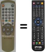 Telecomando equivalente 00104 K