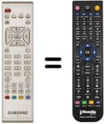 Télécommande équivalente Samsung LW 17E24C