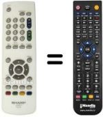 Replacement remote control 010190