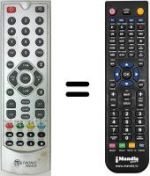 Telecomando equivalente Metronic 441535