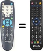 Telecomando equivalente Metronic 441593