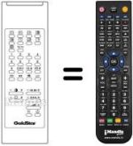 Télécommande équivalente 105-042E
