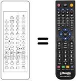 Télécommande équivalente 105-042F