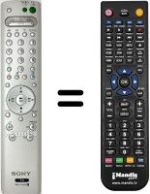 Telecomando equivalente Sony KLV-21 SG2