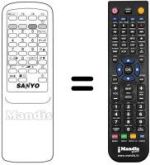 Telecomando equivalente 1AV0U10B09101