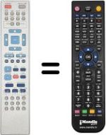 Télécommande équivalente RC 2521