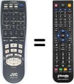 Telecomando equivalente JVC HR-VP790 U