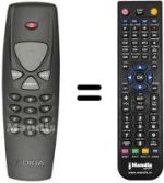 Gleichwertige Fernbedienung Ingelen MEDIAMASTER 110 T