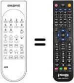 Télécommande équivalente 4200