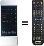 Télécommande équivalente 56.39422