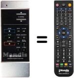 Télécommande équivalente 56.39791