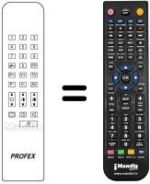 Telecomando equivalente Profex CTV 5520 VT