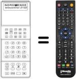 Télécommande équivalente TELECONTROL 2102