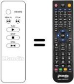 Télécommande équivalente 597-017P