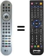 Télécommande équivalente 6710V000126F