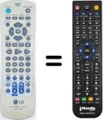 Télécommande équivalente 6711R1P082A