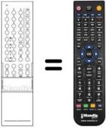Télécommande équivalente 655602 H