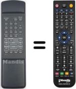 Télécommande équivalente 8622 661 50211