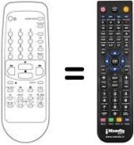 Replacement remote control Schaub Lorenz SL 4697
