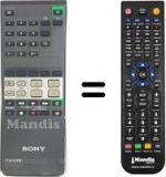 Telecomando equivalente Sony KV-C 2569 D