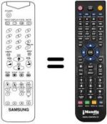 Telecomando equivalente AA59-10075 C
