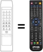 Telecomando equivalente Crown CTV-2037 R