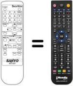 Telecomando equivalente B01007 SHOWVIEW