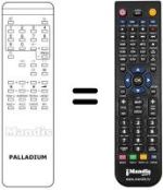 Telecomando equivalente Palladium CTV 330 / 930