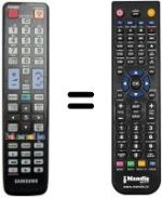 Telecomando equivalente Samsung UE 55C6000