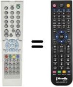 Gleichwertige Fernbedienung OPTEX ORT 8990 PVR