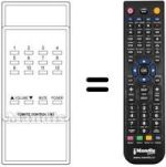 Gleichwertige Fernbedienung REMOTE CONTROL UNIT 12 PROG