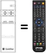 Télécommande équivalente LG CBZ 4102