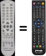 Télécommande équivalente CCR 640