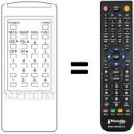 Telecomando equivalente Supertech M 3732