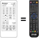 Telecomando equivalente Hitachi C 33 P 900 VT