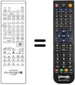 Replacement remote control Hitachi C 33 S 900