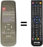 Telecomando equivalente Hitachi CMP 412 HDE