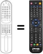 Télécommande équivalente CT 202 T
