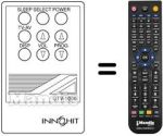 Télécommande équivalente CTV-1000