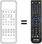 Télécommande équivalente Waltham CT 3753