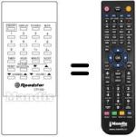 Télécommande équivalente CTV 552