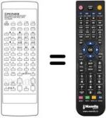 Télécommande équivalente CU-SD 025