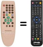 Telecomando equivalente Panasonic TU-CT20CN