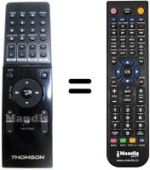 Télécommande équivalente Thomson DS 100 I