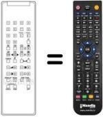 Télécommande équivalente DTV 1 DIGITAL