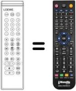 Télécommande équivalente FB 91