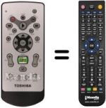 Telecomando equivalente Toshiba MEDIACENTER SLIM